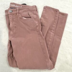 American Eagle Pink Jeggings - Size 6 Short